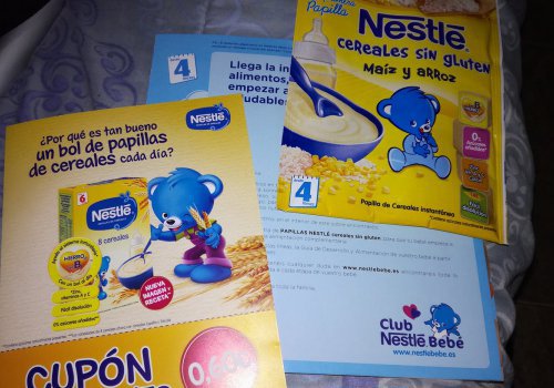 Muestras y cupones Nestlé Bebé